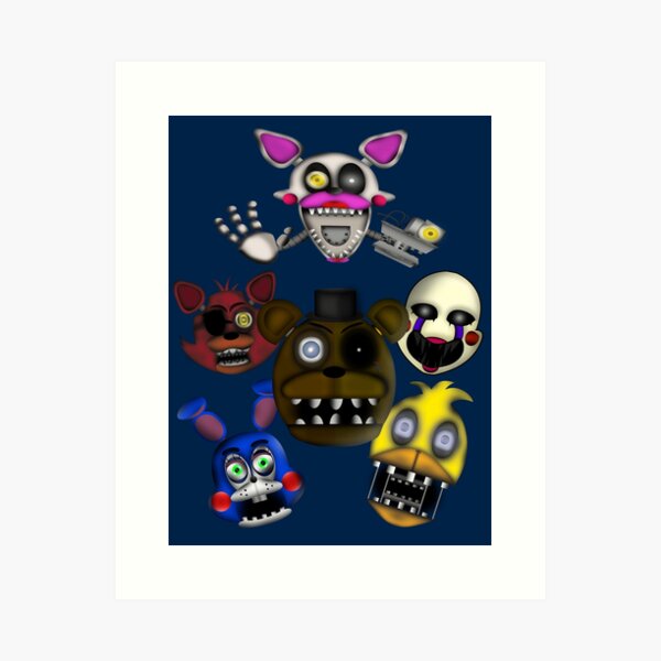 Phantom Animatronics' - Five Nights at Freddy's 3 By Artist AJ Moore  Medium: Markers (Prisma) Size: 13x19 #fivenightsatfredd…