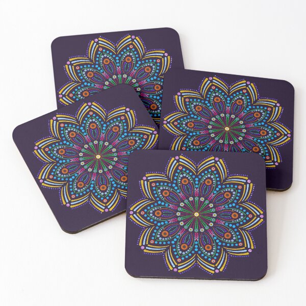 Item preview, Nature Dot Art Illusion Mandala designed and sold by Jane Izzy Designs.
