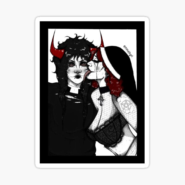 Vista previa del artículo con la obra «pecados de la carne», diseñado y vendido por BugInTheCircus.