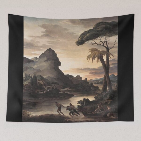 Item preview, Théodore Géricault - Heroic Landscape with Fishermen  designed and sold by BestPaintings.