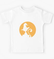 black cat Kids Tee