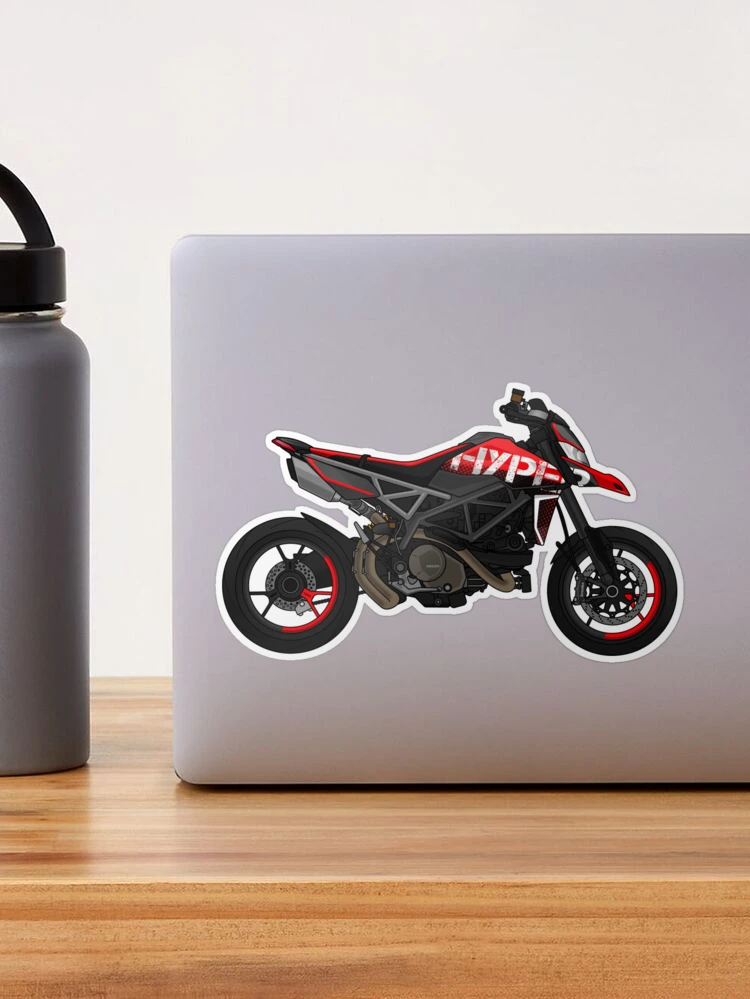 Ducati Hypermotard 950 RVE Sticker for Sale by MarlonVector