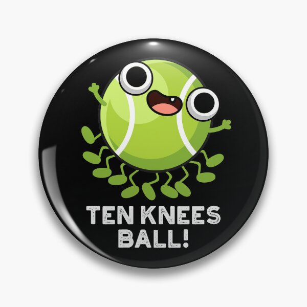 Item preview, Ten Knees Ball Funny Tennis Puns (Dark BG) designed and sold by punnybone.
