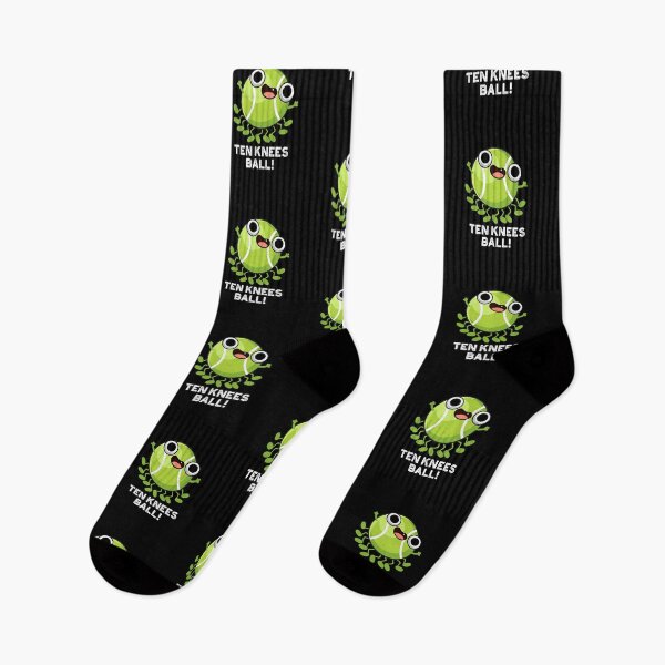 Item preview, Ten Knees Ball Funny Tennis Puns (Dark BG) designed and sold by punnybone.