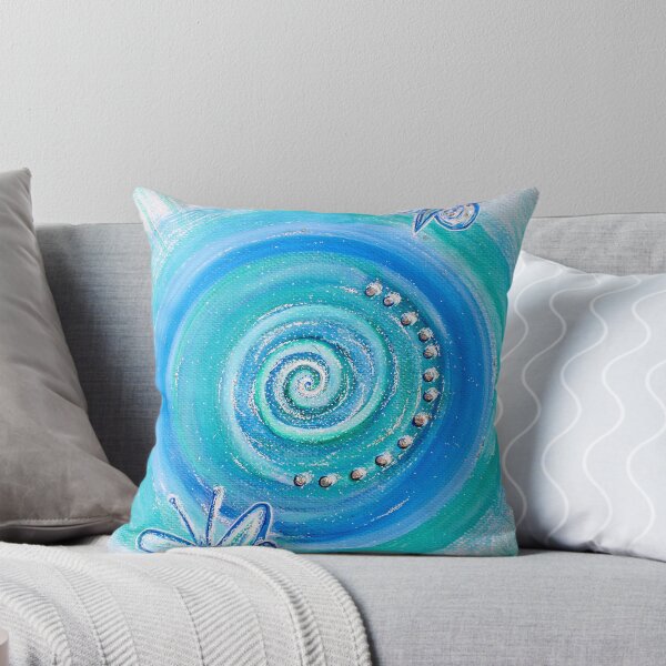 Item preview, Mandala Blue Butterfly Spiral designed and sold by danitacreate.