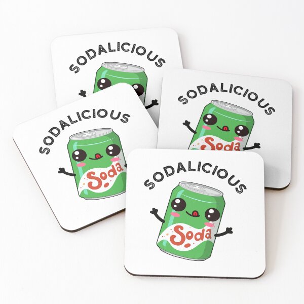 Item preview, Soda-licious Funny Soda Pop Puns  designed and sold by punnybone.