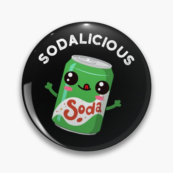 Item preview, Soda-licious Funny Soda Pop Puns (Dark BG) designed and sold by punnybone.