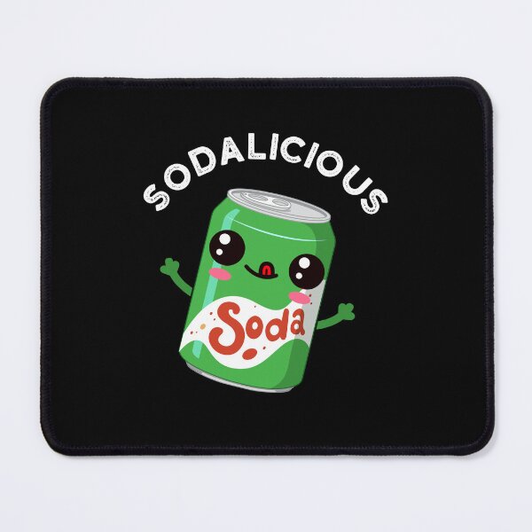 Item preview, Soda-licious Funny Soda Pop Puns (Dark BG) designed and sold by punnybone.