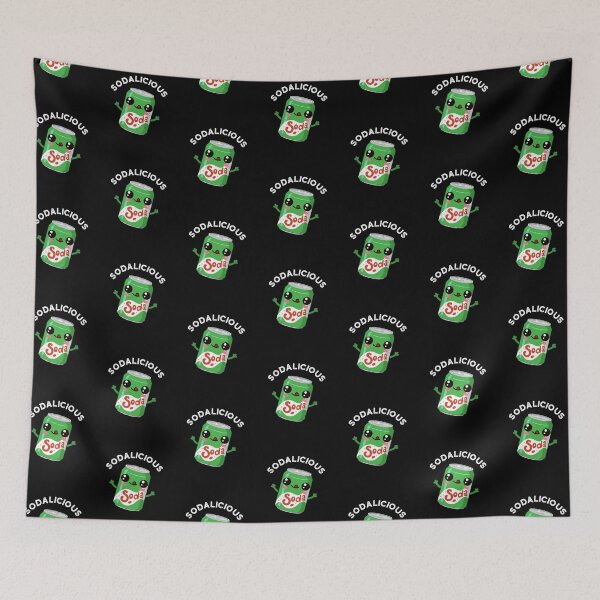 Item preview, Soda-licious Funny Soda Pop Puns (Dark BG) designed and sold by punnybone.