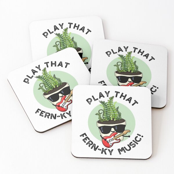 Item preview, Play That Fern-ky Music Funny Plant Puns  designed and sold by punnybone.