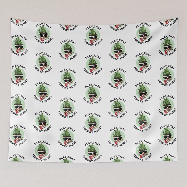 Item preview, Play That Fern-ky Music Funny Plant Puns  designed and sold by punnybone.