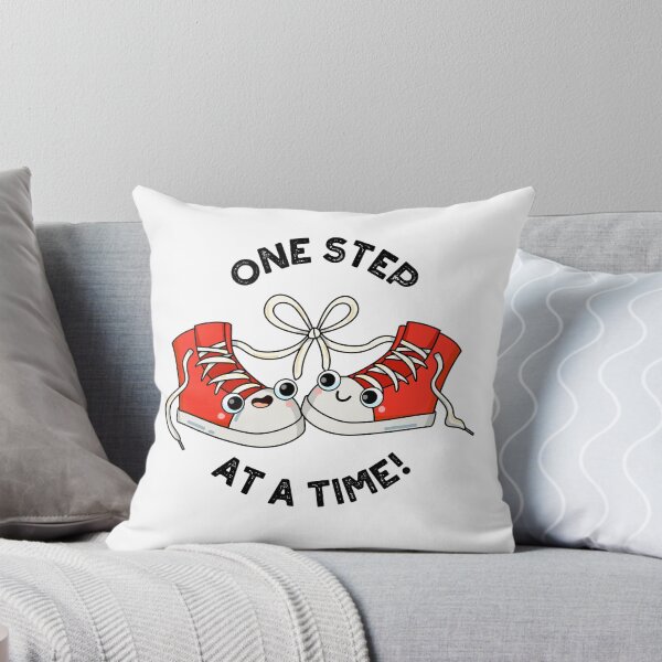 Item preview, One Step At A Time Funny Sneaker Puns  designed and sold by punnybone.