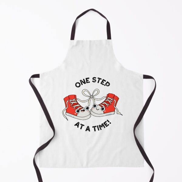 Item preview, One Step At A Time Funny Sneaker Puns designed and sold by punnybone.