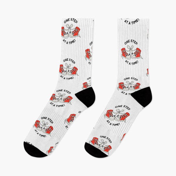 Item preview, One Step At A Time Funny Sneaker Puns  designed and sold by punnybone.