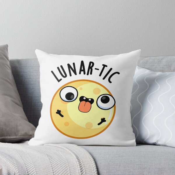 Item preview, Lunar-tic Funny Moon Puns  designed and sold by punnybone.