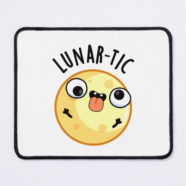 Item preview, Lunar-tic Funny Moon Puns  designed and sold by punnybone.