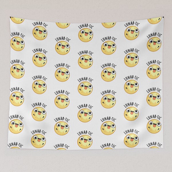 Item preview, Lunar-tic Funny Moon Puns  designed and sold by punnybone.