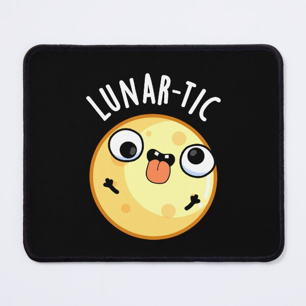 Item preview, Lunar-tic Funny Moon Puns (Dark BG) designed and sold by punnybone.