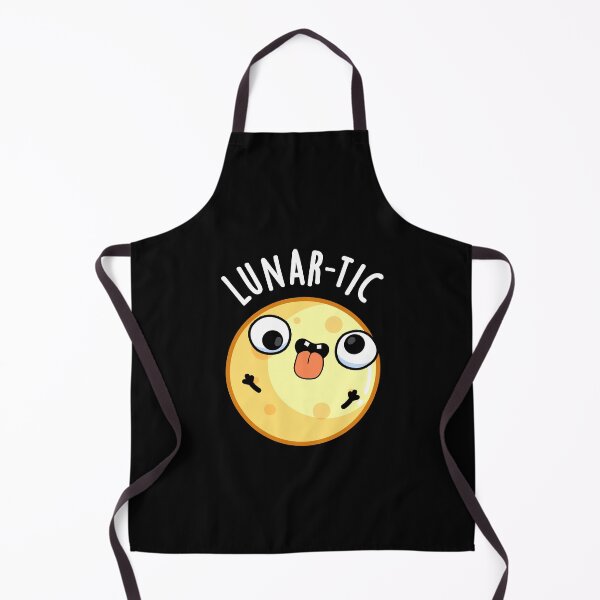 Item preview, Lunar-tic Funny Moon Puns (Dark BG) designed and sold by punnybone.