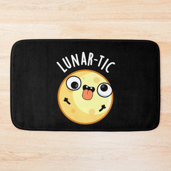 Item preview, Lunar-tic Funny Moon Puns (Dark BG) designed and sold by punnybone.