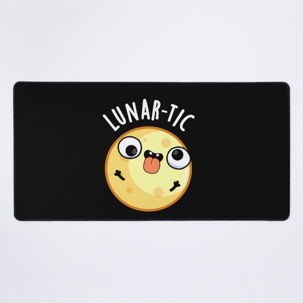 Item preview, Lunar-tic Funny Moon Puns (Dark BG) designed and sold by punnybone.