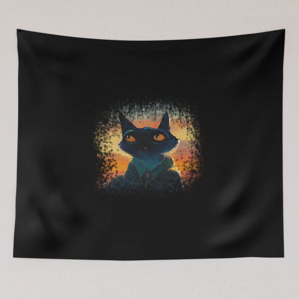 Item preview, cat looking at sunset designed and sold by MURCPOSE.