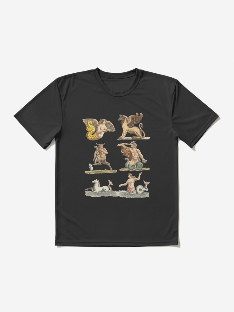 Thumbnail 2 von 7, Funktionsshirt, Mythologische Wesen - Bestiarium designt und verkauft von VintageManiac.