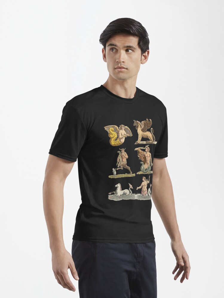Thumbnail 3 von 7, Funktionsshirt, Mythologische Wesen - Bestiarium designt und verkauft von VintageManiac.