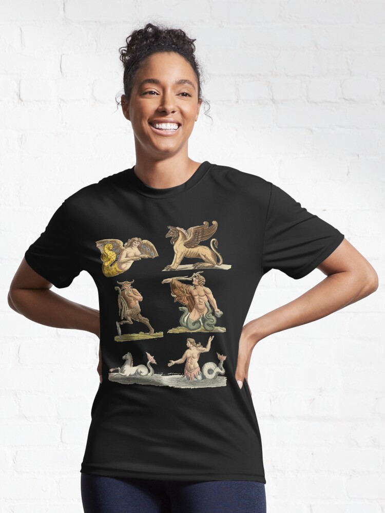 Thumbnail 6 von 7, Funktionsshirt, Mythologische Wesen - Bestiarium designt und verkauft von VintageManiac.
