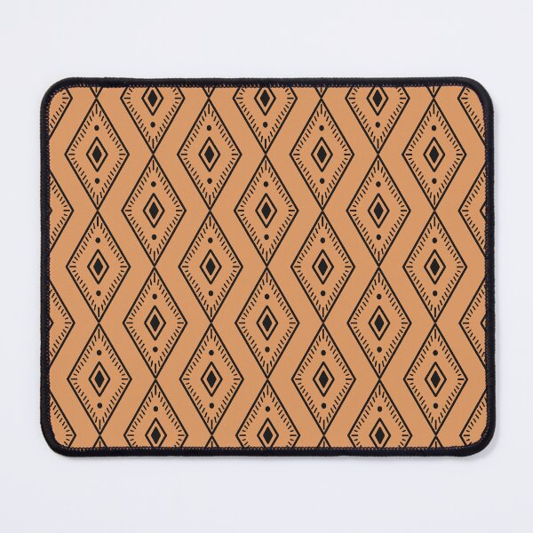 Item preview, Aztec polygone minimal pattern design retro orange designed and sold by vianahline.