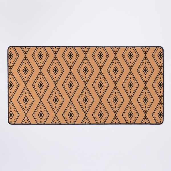 Item preview, Aztec polygone minimal pattern design retro orange designed and sold by vianahline.