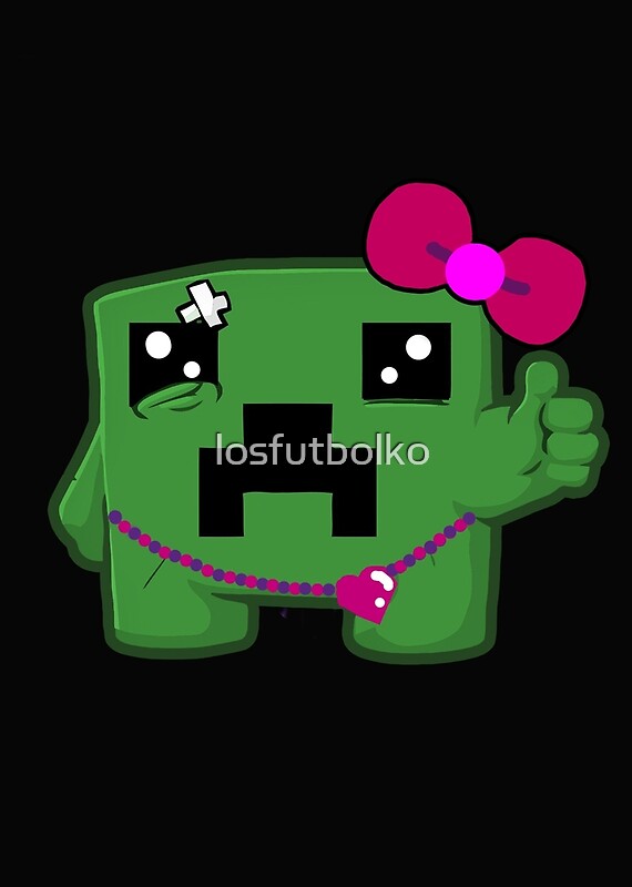 Creeper Girls Minecraft By Losfutbolko Redbubble 7531