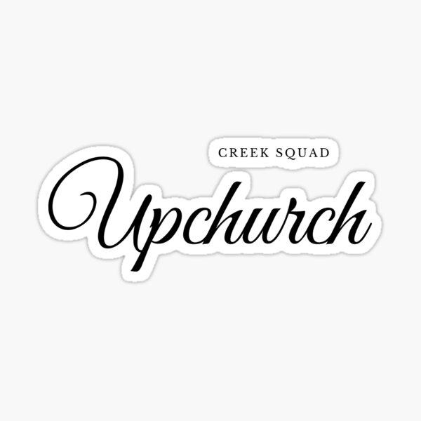 "Creek Squad Unchurch Decal Sticker" Sticker for Sale by Wanphen2565