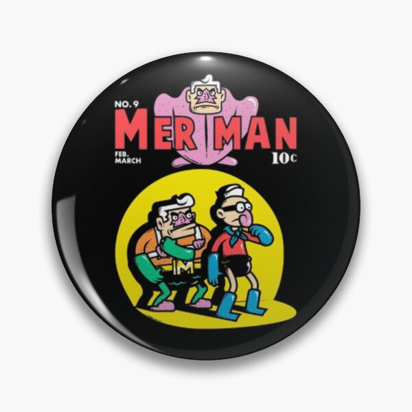 Item preview, Mer man cartoon illustration designed and sold by Sovik Goswami.