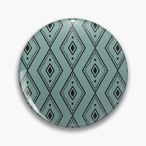 Item preview, Aztec polygone minimal pattern design pastel green designed and sold by vianahline.