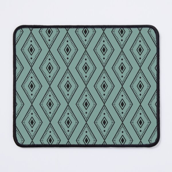 Item preview, Aztec polygone minimal pattern design pastel green designed and sold by vianahline.