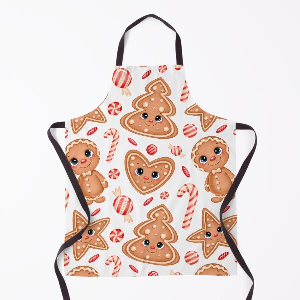 Item preview, Cute gingerbread christmas seamless pattern designed and sold by reka88.