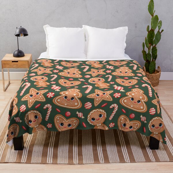 Item preview, Cute gingerbread christmas seamless pattern designed and sold by reka88.
