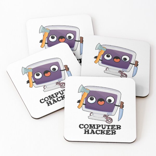 Item preview, Computer Hacker Funny Technology Puns  designed and sold by punnybone.