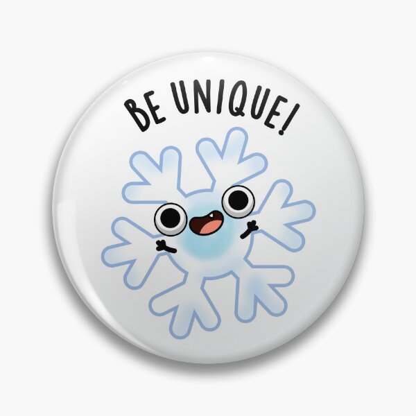 Item preview, Be Unique Funny Snowflake Puns  designed and sold by punnybone.