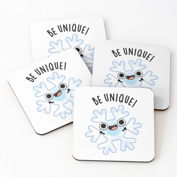 Item preview, Be Unique Funny Snowflake Puns  designed and sold by punnybone.