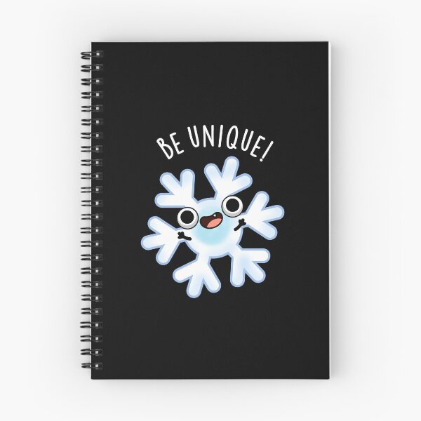 Item preview, Be Unique Funny Snowflake Puns (Dark BG) designed and sold by punnybone.