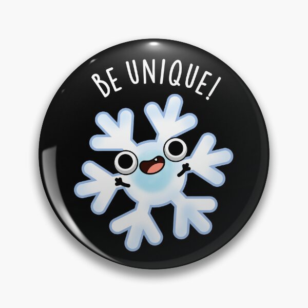 Item preview, Be Unique Funny Snowflake Puns (Dark BG) designed and sold by punnybone.
