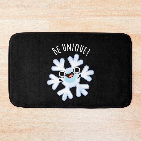 Item preview, Be Unique Funny Snowflake Puns (Dark BG) designed and sold by punnybone.