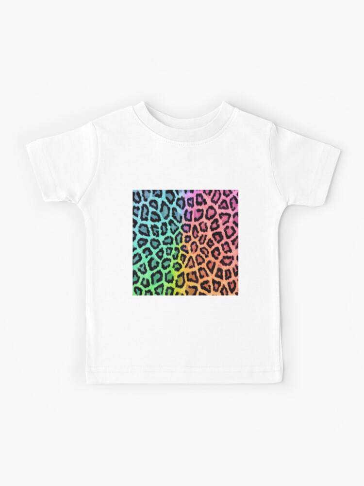rainbow cheetah print shirt