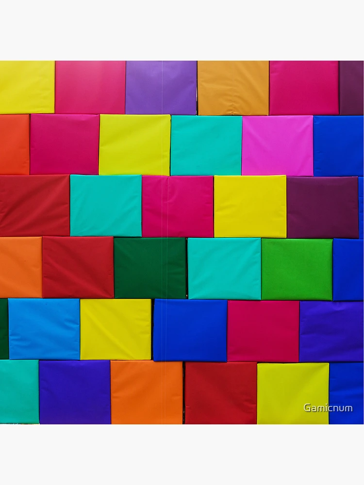 Thumbnail 4 of 4, Clock,  Colorful Seamless Block Pattern  designed and sold by Gamicnum.