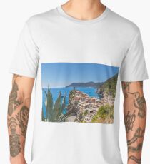 Vernazza Cinque Terre Liguria Italy Men's Premium T-Shirt