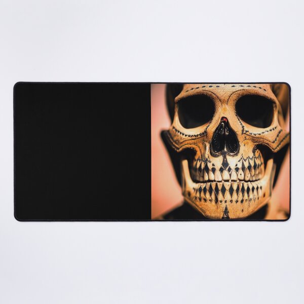 Item preview, A skull with painted ornaments designed and sold by ArtificialBeaux.