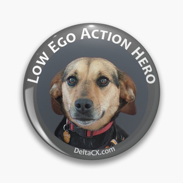 Item preview, Low Ego Action Hero - on dark colors designed and sold by Delta CX.