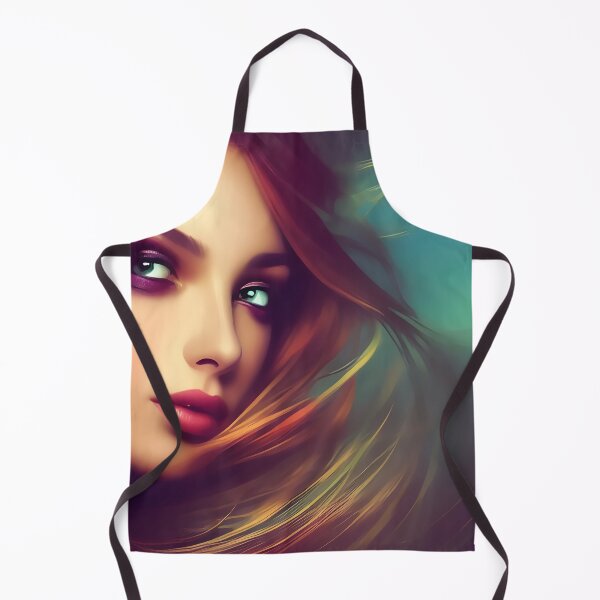 Item preview, Beautiful woman in wind abstract designed and sold by Stratomi.